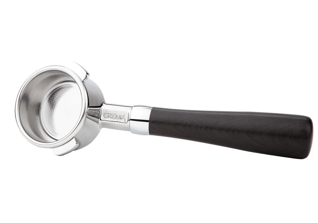 Crema Coffee Bottomless Portafilter (54mm, Walnut)